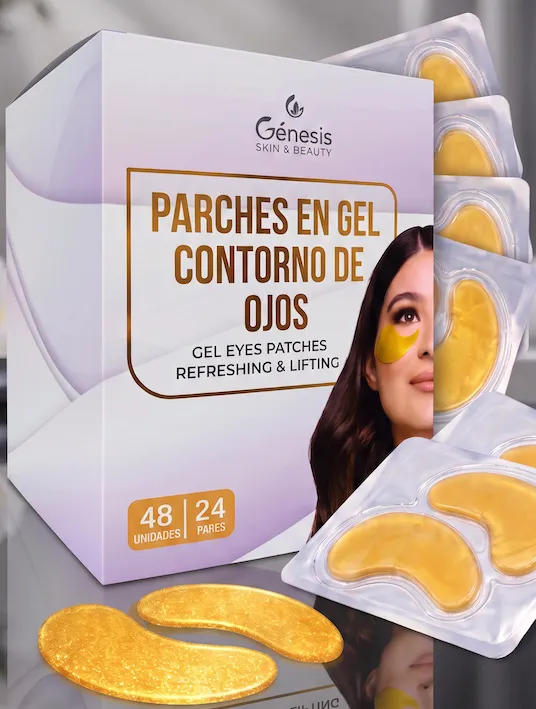 [GNS-MAS-0266] PARCHES EN GEL CONTRONO DE OJOS SET DE TOCADOR 48 UNIDADES